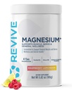 Revive MD 마그네슘 분말 보충교재 - 마그네슘 탄산염 & 타우레이트 분말 음료 지원 건강한 뼈, 근육, & 나프 - Vegan-Friendly, 글루텐 자유로운 & Soy 자유로운 (Raspberry Lemonade, 30의 서빙)