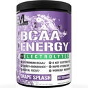 EVL BCAA 아미노산 분말 - 근육 회복 Lean 성장과 내구시간을 위한 BCAA 에너지 전 운동 분말 - 6개의 열쇠 Electrolytes를 가진 포스트 운동 회복 음료를 - 포도 비말기