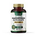 Nature Magnesium Glycinate 1000mg – 높은 흡수 마그네슘 보충 – 100% 킬레이트, Stomach에 Gentle - 근육, 심장, 뼈 및 Relaxation 지원 - 비 GMO, Vegan - 60 캡슐