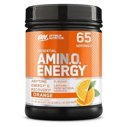 최적 영양 아미노산 에너지 - 녹차, BCAA, 아미노산, Keto 친절한, 녹색 커피 추출물, 에너지 분말을 가진 전 운동 - 주황색 냉각기, 65 서빙 (포장 월병)