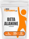 BulkSupplements.com 베타 알라닌 분말 - 베타 알라닌 보충, 사전 운동 보충 - Unflavored & 글루텐 무료, 서빙 당 3g, 100g (3.5 oz) (팩 1)