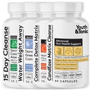 청년 & Tonic Cleanse, 정상적인 산성 Gut 수준 및 물 Detoxing - 150 알약을 위한 완전한 몸 해독