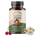 성인을위한 피크 + 밸리 자연 수면 보조 - 깊은 수면을위한 60 캡슐 - 3 mg Melatonin, L Theanine, Chamomile, Ashwagandha - 자연 초본 수면 알약 - 여분의 힘 Calming 수면 보조