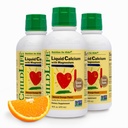 아이를 위한 ChildLife Essential 액체 칼슘 보충교재 - 마그네슘, 아연 및 비타민 D3를 가진 아기 칼슘 - 오렌지 풍미, 16 fl oz (3 팩)