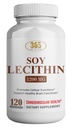 HEALTH LFE Lecithin 1200mg의 높은 힘, 120 Softgels의 뇌 & Nerve 기능 Lecithin 음식 급료, 봉사 당 1200mg를 지원하는 필수 지방산의 자연적인 조합, 규정식 보충교재