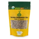 SpeedyVite® Blood Lifeboost Tea | 혈액 흐름에서 과잉 폐기물 화학물질의 천연 제거를 깨끗하게 하고 있습니다. | Echinacea, Chamomile 등