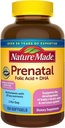 Nature Made Prenatal + Dha 200 mg 다이어트 보충 (Netcount 150 소프트 젤), 150Count ()