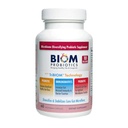 Biom Probiotics 3-in-1 Formula (Cold Shipped) 10 Billion Flora Probiotics, 건강한 생활 & Longevity를위한 Prebiotics 및 Immunobiotics - Gut Microflora 및 Microbiome을 다양성화 - 남성 및 여성을위한
