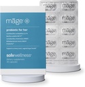 Solv Wellness Māge Probiotic for Her, Daily Women’s Prebiotic 및 Probiotics Blend Nutritional Supplements for Digestive, Vaginal PH Balance, Urinary Tract Health Support, 30 캡슐