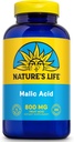 Nature's Life Malic Acid Supplement 800 mg - 건강한 근육 기능 및 세포 에너지 지원 - Dietary Fruit Acid - 60 일 환불 보증, Lab Verified - 250 서빙, 250 캡슐