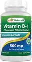 Thiamine Mononitrate 500 mg 120 정제 (120의 조사 1)의 포장)로 제일 자연적인 비타민 B1