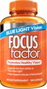 Focus Factor Blue Light Formula (150 Count) - 블루 라이트 여과 지원이있는 눈 비타민 - 비타민 C, 비타민 E, Lutemax 2020®와 Lutein 및 Zeaxanthin 보충 - 눈 건강을 홍보하십시오.