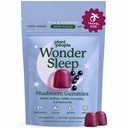 식물 사람들 WonderSleep 버섯 Gummies 보충 미니 Reishi Super Mushrooms, Saffron, Wild Elderberry 풍미 설탕 Vegan-Friendly & Gluten-Free 평가판 크기