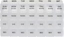 ProMed Weekly 4 Times Daily 7 Day Pill 주최자 Medication, 비타민 및 보충제   이동식 클리어 구획이있는 인체 공학적 알약 케이스 | BPA-Free & Medical-Grade Plastic