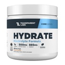 투명한 실험실 Hydrate Naturally sweetened Electrolytes 분말 - 코코넛 물, 칼슘, 타우린, & 칼륨 - 40 서빙, 복숭아 망고와 전기적으로 분말