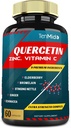 Quercetin 추출물 캡슐 - 혼합 Elderberry, Bromelain, Ginger, Sting Nettle, Echinacea, 검은 후추 및 더 - 60 캡슐, 2 개월 공급