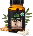 남자, 500mg에 대 한 유기 근육 Tongkat Ali - 순수 하 고 강력한 USDA Eurycoma Longifolia 루트 보충 60 카운트 – 야생 성장 남성 건강 호르몬 남성 성능, 드라이브 및 Energizer에 대 한 지원