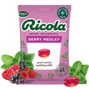 Ricola Berry Medley Throat Drops, 45 Count, Delicious Throat Relief & Care, 구두 마취약, 자연적으로 맛