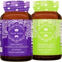 True Veda Active Bundle USDA Organic | 멀티-어워드-Winning | Boswellia Serrata | 암라 캡슐