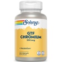 Solaray GTF Chromium 200mcg - 순수한 크롬 GTF 200 mcg 보충교재, 지원 남성과 여성을 위한 대사 기능과 전체적인 몸 건강 - 200 Vegan 캡슐