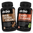 Colon Cleanse 알약 몸 Detox & Candi Cleanse - Stomach & 구두 초본 Oregano & Caprylic 산성 Probiotic Complex 캡슐, 초본 Wormwood 검정 호두 Clove 여자 남자를 위한 Intestinal 감시 Cleanser