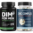 테스토스테론 아연 Complex & 300mg DIM는 에스트로겐 대사와 테스토스테론 지원을 위한 남자를 보충합니다 | 남성 (60의 서빙)를 위한 DIM Complex를 가진 Microbeadlet 아연 보충교재 (60 서빙)
