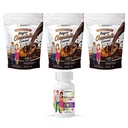 BariatricPal 90 일 Bariatric 비타민 뭉치 (일 당 Multivitamin 하나 1! 45mg 철과 칼슘 시트레이트 소프트 체스 500mg Probiotics - 벨기에 초콜릿 카라멜)