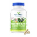 Ridgecrest Herbals EssentialEyes, 천연 눈 비타민 보충제, Lutein, Zeaxanthin, Bilberry Extract, 지원 눈 및 비전 건강 (120 Vegan Caps, 30 Serv)