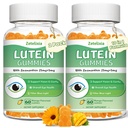2 팩 Lutein Gummies 25mg의 설탕 자유로운 Lutein Zeaxanthin 보충교재 Gummies, 성인을 위한 눈 건강 보충교재, 시각과 파란 빛 보호를 위한 눈 비타민 Lutein, 망고 풍미, 120 조사