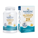 북유럽 자연 궁극적 오메가 2X, 레몬 맛 - 180 소프트 젤 - 2150 mg 오메가 3 - EPA & DHA와 높은 순수성 생선 기름 - 뇌 및 심장 건강 촉진 - 비 GMO - 90 서빙