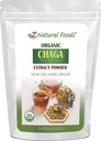 Z Natural Foods Organic Chaga 버섯 추출물 분말, Immune Health 지원을위한 농축 프리미엄 버섯 추출물, 커피 및 차에 추가하여 아침을 Energize, 1 lb
