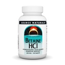근원 자연적인 베타인 HCL 650mg, Inc. 90의 탭