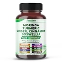 Moringa, Turmeric, Ginger Root, Ceylon Cinnamon, Boswellia - 미국에서 제작