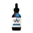 Ayush Herbs Ashwagandha Drops for Kids & Adults - 알코올 무료 Ashwagandha Drops, 유기 Ashwagandha, 레몬 맛 - 2 Fl Oz (80 서빙)와 Calm Focus에 대한 매일 보충