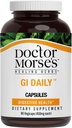 의사 Morse의 GI 매일 - Gut Cleanse - 소화 지원 - Intestinal, 전체 Gut 지원 - Naturopath 공식화 - Marshmallow 뿌리, Slippery Elm Bark, Mullein 잎 - 90 캡슐 - 45 일 공급
