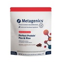 Metagenics Perfect Protein Pea & Rice - 20g Protein & 3.5g BCAA가있는 식물 기반 단백질 분말 - 근육 성장 및 회복 지원 - 비 GMO, 글루텐 - 무료, 낙농 - 무료 - 초콜릿 - 30 서빙