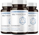 GlucoBerry Maqui Berry Extract with Chromium Picolinate for Blood Health Support - Biotin and Gymnema Sylvestre - 의사 공식화 - 30 캡슐, 3 팩
