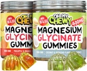 마그네슘 Gummies 번들 – 2 병 (60 각) – 파인애플 오렌지 & 코코넛 Pistachio