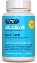 Dr. Siegal's Just Enough Multivitamins for Men - 60 캡슐 - 60 남성 캡슐에 대한 서빙 채식 멀티비타민 - 남성 멀티비타민 - 남성 멀티비타민 및 멀티 미네랄 보충