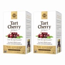 Solgar Tart Cherry 1000 mg, 90 야채 캡슐 (팩 2) - Quercetin, 클로로겐 산 및 Anthocyanins 화합물과 산화 - Non-GMO, Vegan, 글루텐 무료, 낙농장 무료 - 180 총 서빙