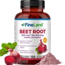 FineLand Beet 뿌리 캡슐 | 혈압 지원 10,000mg 서빙 당 동등한 | 20:1 추출,120 Vegan 캡슐 – 면역 체계, 순환 & 심장 건강 – 미국에서 만든 비 GMO