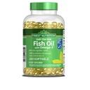 가장 정밀한 영양 반 크기 물고기 기름 1200 mg, Softgels, 200 ea