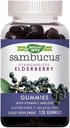 자연의 방법 Sambucus Elderberry 비타민 C와 아연, 120 Gummies