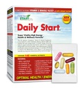 Daily Start Complete Daily Vitamin Pack | 10X 에너지 및 체력 부스터 | 비타민 A, B, C, D, E, B12, 미네랄, Ashwagandha, Panax Ginseng, Yerba Mate, 그린티 (30 패킷)