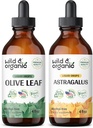 야생 & 유기 올리브 리프 Tincture 4 fl oz & Astragalus Tincture 4 fl oz