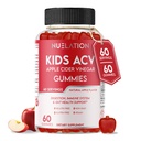 아이를 위한 Apple Cider Vinegar Gummies, 60의 봉사. 글루텐 무료, 채식 및 젤라틴 무료 ACV Gummies