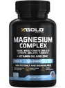 Micronized 마그네슘 Complex Plus B6 | 아연 마그네슘 산화물, 비스듬한 킬레이트, 질산염, 말레이트 | 타우레이트 | 뼈, 근육, 에너지, 면역 체계 높은 흡수 - 미국에서 만드는