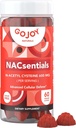GOJOY NACsentials 7-in-1 NAC Gummies 600mg - Glutathione, Liver & Antioxidant Wellness - 비타민 C, ALA, Quercetin & Astaxanthin과 N-Acetyl Cysteine - Vegan, 설탕 - 무료