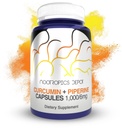 Nootropics Depot Curcumin + Piperine 캡슐 | 1000mg Curcumin + 6mg Piperine | 180 개