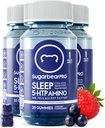 Sugarbear 잠 거미 3 달 공급, 남자 & 여자를 위한 여분 힘 Melatonin 6mg, Vegan 비타민 B6, L-Theanine, 5 HTP, Valerian, 성인 & 청소년을 위한 잠 원조, 증명된 고약, 할랄, Cruelty 자유로운